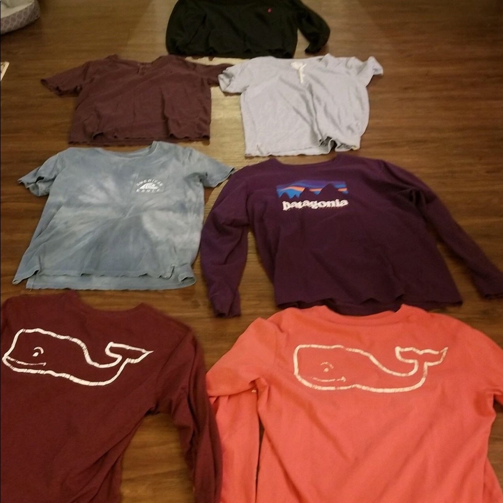 Men’s size 8 gently worn shirts